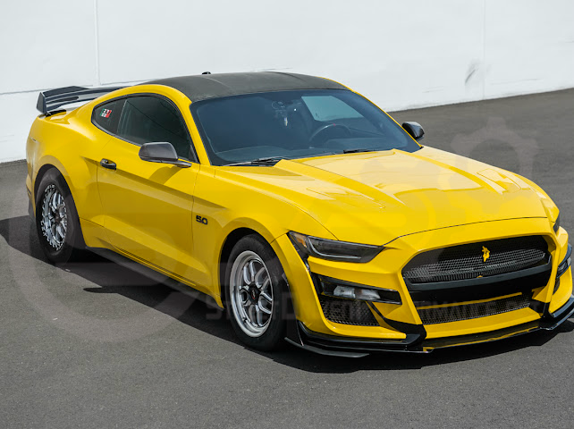 2015-2023 FORD MUSTANG W/ SIGNAL LIGHT | CARBON FIBER SIDE MIRROR CAP COVER PAIR